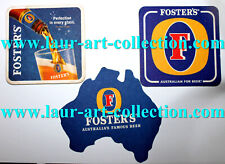 FOSTER'S AUSTRALIAN - ANCIEN SOUS BOCK / DESSOUS VERRE BIERE ALCOOL BEER COASTER