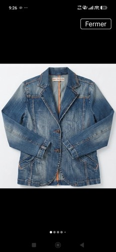 Veste jean blazer - veste, en