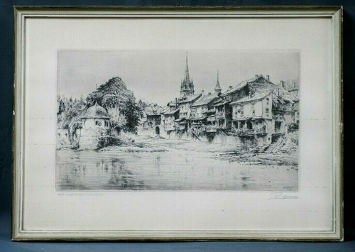 Gravure eau forte par paul - gravure,