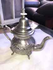 Théière métal argenté Avec poinçon (verseuse marocaine )