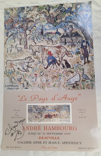 Hambourg affiche vintage - hambourg,