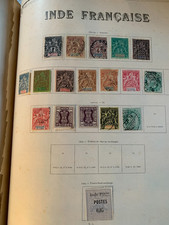 Timbres Français INDE TOM dont classiques. N/O Cote Y&T 690€  A VOIR!!