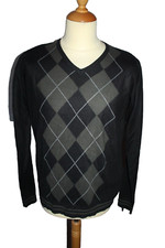 HAUT PULL FIN HOMME  °°°  OWK  °°°  MOTIF BURLINGTON . TAILLE M