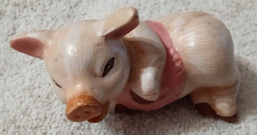 Figurine cochon résine - figurine,