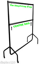 Accessoire De Bar Central Pour Penderie À Vêtements Double Noir De 3 Pieds