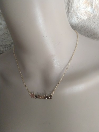 Collier ras cou prénom - collier,