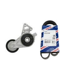 Belt Tensioner + V-ribbed Belt