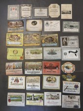 LOT 29 ETIQUETTES ANCIENNES