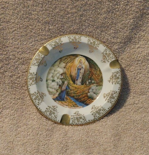 Vintage cendrier porcelaine - vintage,