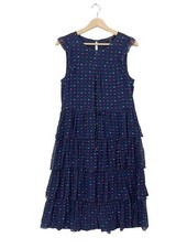 J.CREW Robe empire Dames Robe T EU 38 bleu élégant