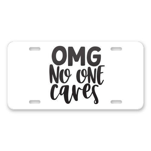 Omg one cares - cares, aluminum