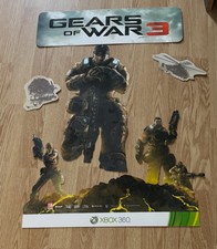 Plv mobile Gears Of War 3 Xbox 360 Très Rare (2011)