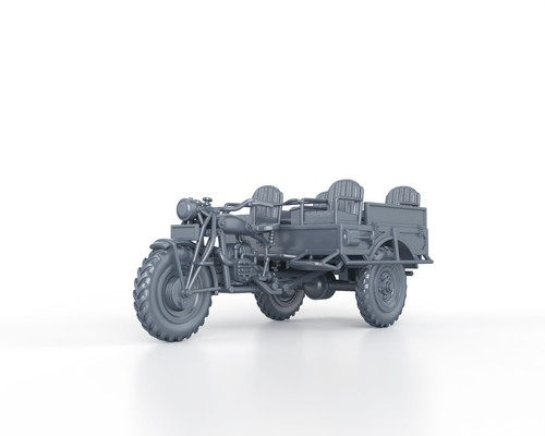 Wwii belgian tricar - belgian, t3