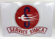Plaque Vintage Service Simca