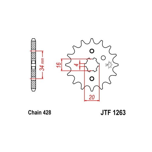 Pignon 428 scorpa ty sf - 428, z