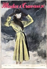 Modes et Travaux n° 485 de Novembre 1940 ancienne revue de mode Haute Couture