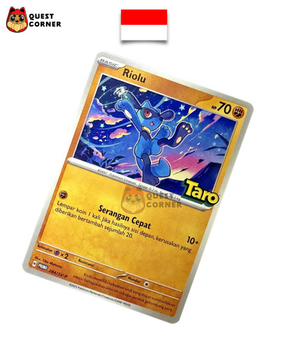 Riolu 284 promo taro - riolu,