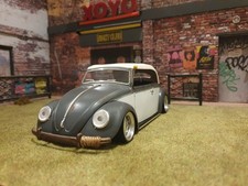 VW coccinelle cabriolet 1949 1/18 rat rod modified umbau conversion 1/17 beetle