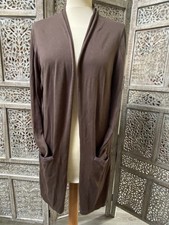 Veste fluide 42 cardigan marron glacé CAROLL classique chic