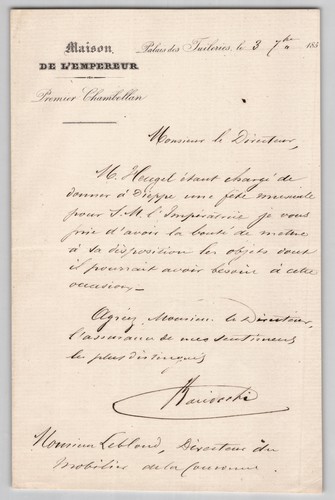 Félix baciocchi lettre - baciocchi,