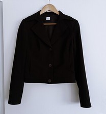 Veste noire. Petites epaulettes. Camaieu. Taille 38