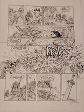 PLANCHE ORIGINALE bd durandal
