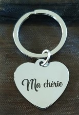 Porte clef Coeur "Ma chérie"