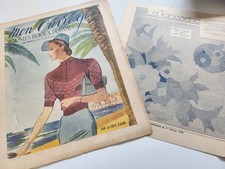 Mon ouvrage 1939 n°383 sur la cote d'Azur trousses tapisserie avec supplement