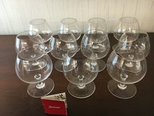 33 verres à cognac en cristal de Baccarat (prix à la pièce)