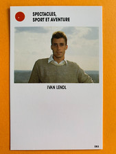TENNIS STAR IVAN LENDL VERY RARE ROOKIE CARD FRENCH EDITION 1984