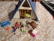 Maison de vacances à toit pointu / chalet, personnages... Playmobil n°3230