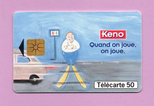 Télécarte keno - keno,