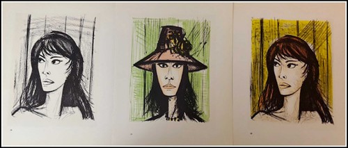 Bernard buffet 3 portraits - bernard,