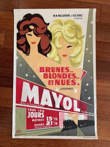 Affiche cabaret pin up - affiche, cabaret,