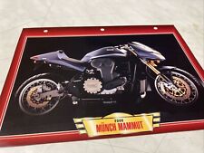 Münch Mammut 2000 fiche carte moto passion collection Atlas