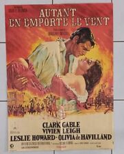 Affiche cinéma Autant en emporte le vent  1950