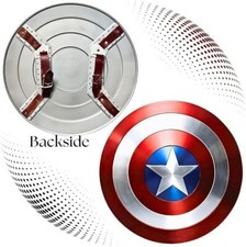 Bouclier rond d'Halloween 24 pouces capitaine fait main bouclier américain ré...