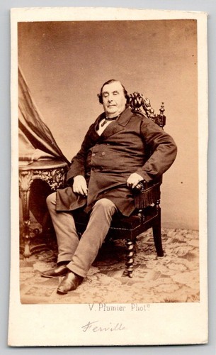Cdv 1870 louis ferville né - ferville,