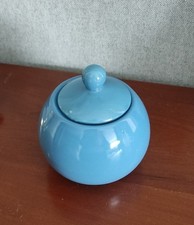 SUCRIER BOULE CERAMIQUE BLEUE