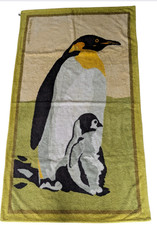 Serviette de plage Hermès "Pingouins" - Hermes Terry Cotton Beach Towel Pinguins