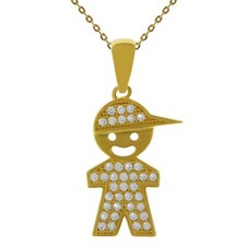 LOT Pendentif Rappeur Plaqué