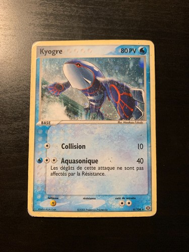 Carte pokémon kyogre - carte,