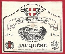 119-44 Etiquette Vin de pays