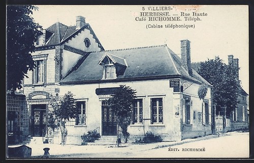 Cpa herbisse rue haute - cpa, herbisse,