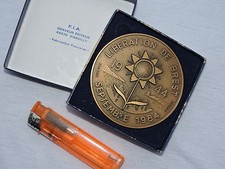 MEDAILLE LIBERATION DE BREST 1944-1984  par PIERRE PERON 