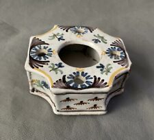 Encrier en faïence de Nevers 18 ème siècle