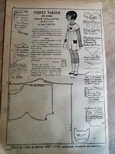 PATRON ORIGINAL POUR LA POUPEE