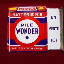 Ancienne plaque émaillée