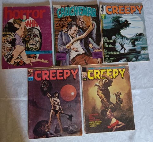 Lot anciennes creepy - lot,