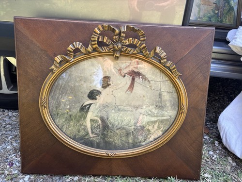Cadre tableau gravure art deco - cadre,